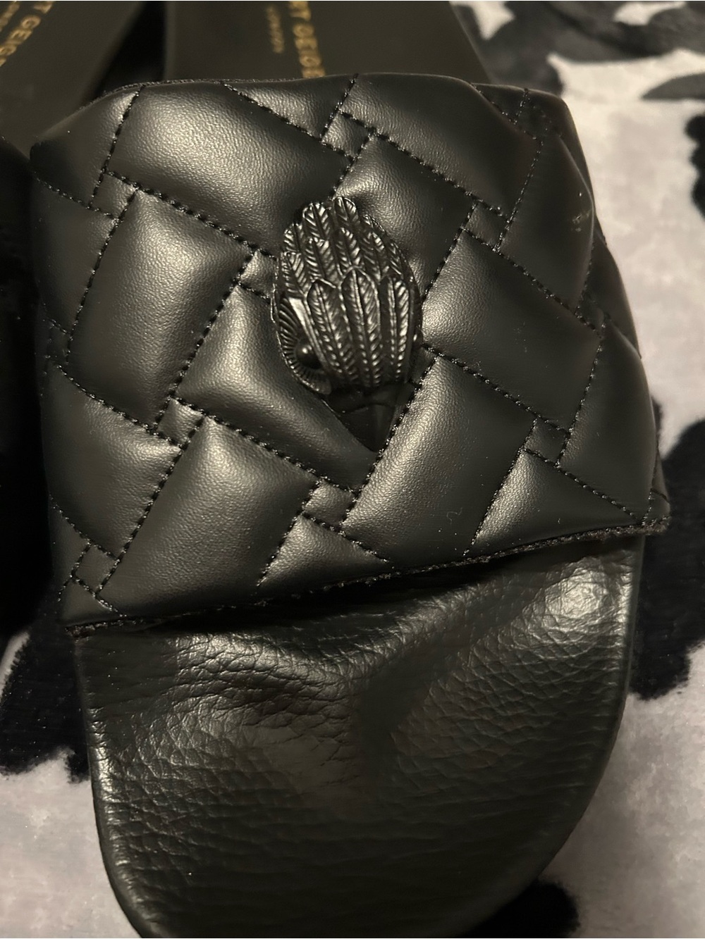 KURT GEIGER LONDON Quilted Meena Slides - Picture 3 of 7
